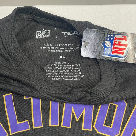 Baltimore Ravens NFL Team Apparel T-Shirt - Picture 4 of 6